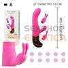 Vibrador punto g con estimulador de clitoris y accesorios